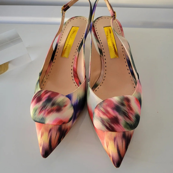 Rupert Sanderson Watercolor Kitten Heels / Size 38 (US 7.5) - Picture 9 of 11